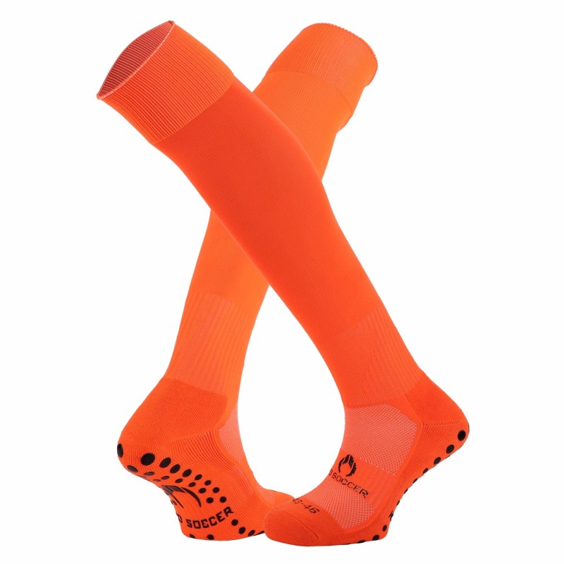 Extra Lange Antislip Kousen Oranje