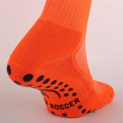 Extralange rutschfeste Strümpfe Orange