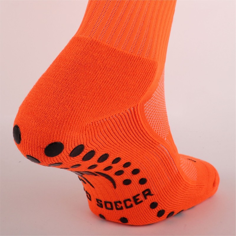 Extra-Long Non-Slip Socks Orange