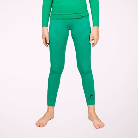 Lange grüne Thermounterhose Kind