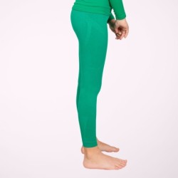 Lange groene thermische legging kind