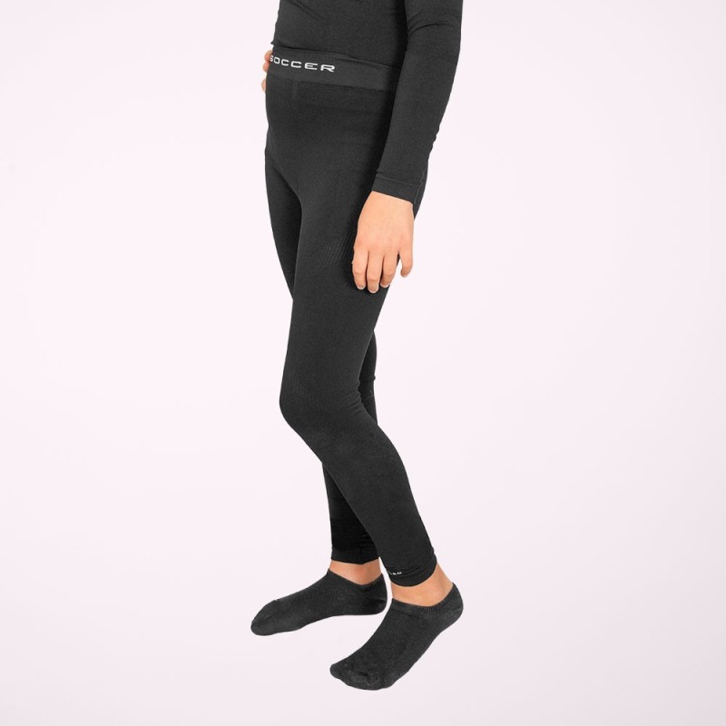 Malla térmica larga negra Senior