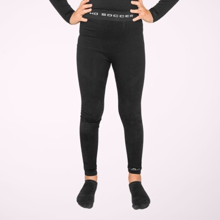 Lange zwarte thermobroek junior