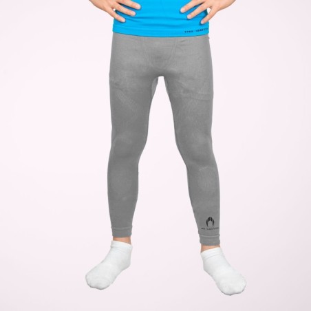 Lange grijze thermische legging kind
