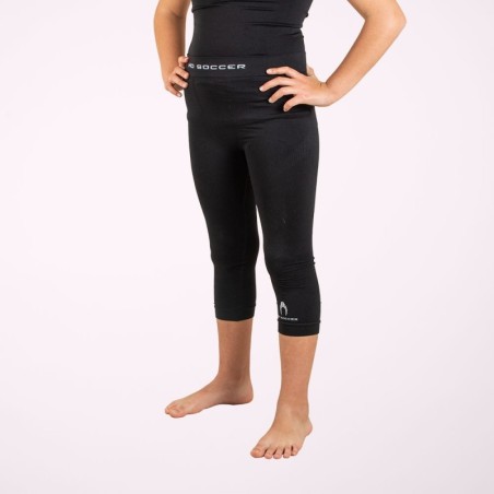 Thermische legging 3/4 zwart kind