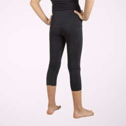 Thermische legging 3/4 zwart kind