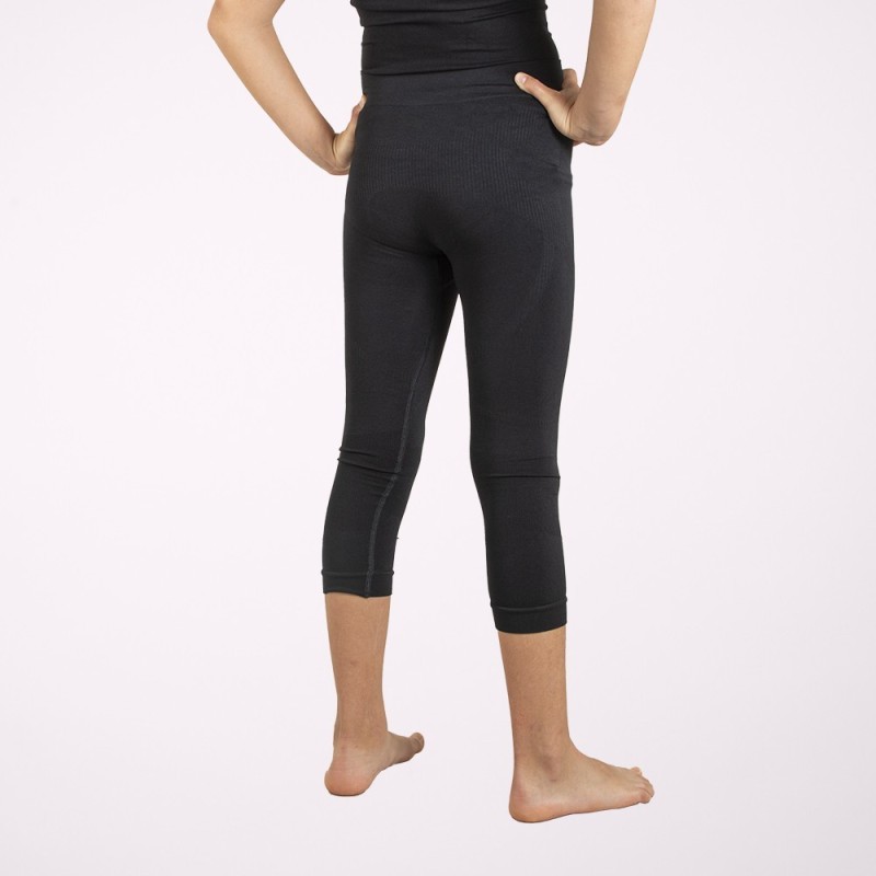 Thermische legging 3/4 zwart kind