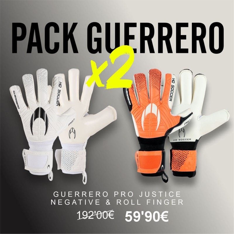 Pack Guantes Portero HO Soccer Guerrero PRO X3 | Oferta