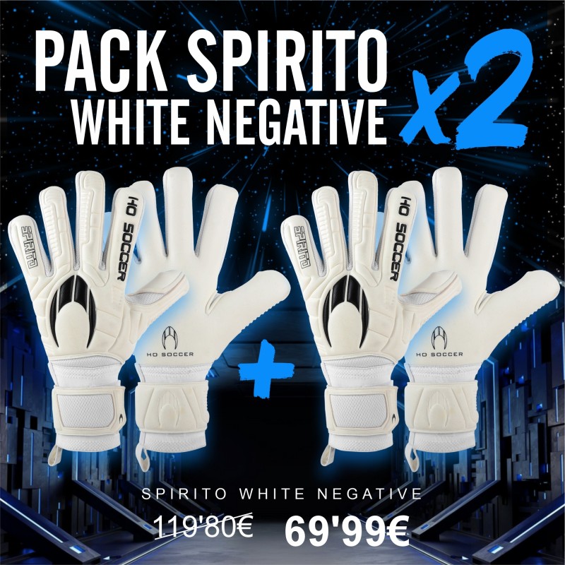 Pack Guantes Portero HO Soccer Spirito X2 | Oferta PRO