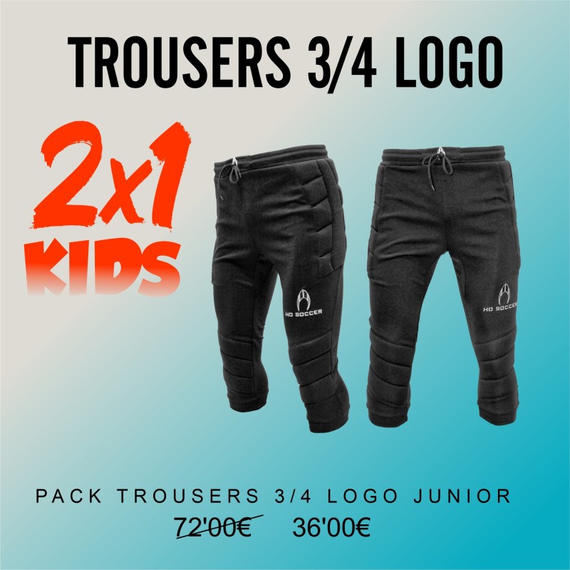 Pack Broek Logo 3/4 Kids HO Soccer | Keeper Junior 2x1