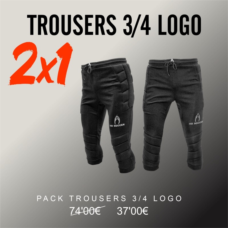 Adult 3/4 Goalkeeper Pants Pack HO Soccer 2x1 | Offer