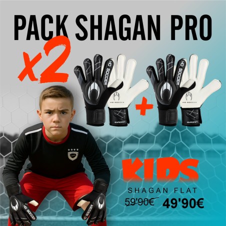Pack Shagan PRO Kids X2 HO Soccer | Torwarthandschuhe Kinder