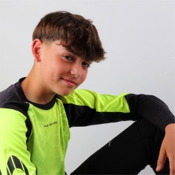 Kids goalkeeper set Deep-Sea lime