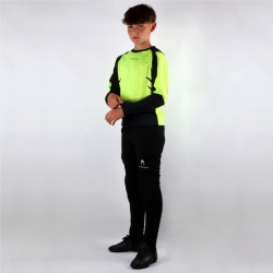 Kids goalkeeper set Deep-Sea lime